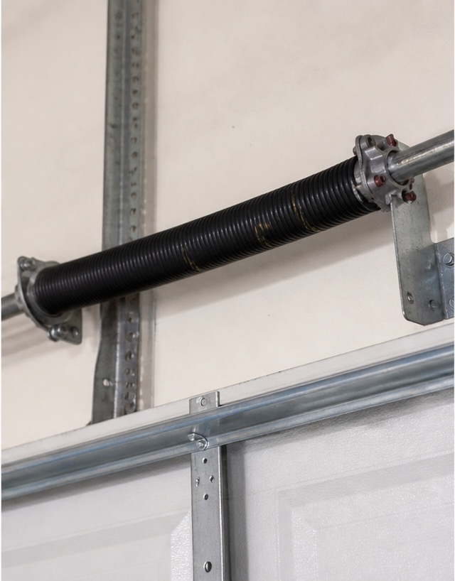 Garage door spring repair detail